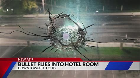 Bullet hits couple's hotel room across from CityPark early Monday
